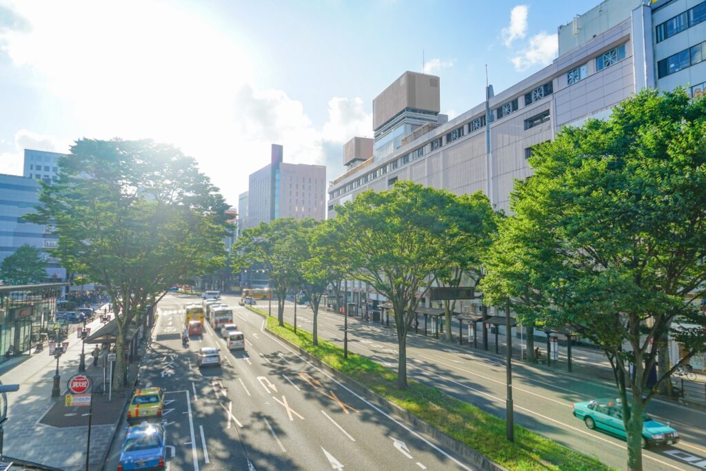 仙台駅西口の街並み（地域イメージ）